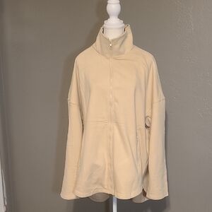 Elegant Cream Utility Jacket for Women